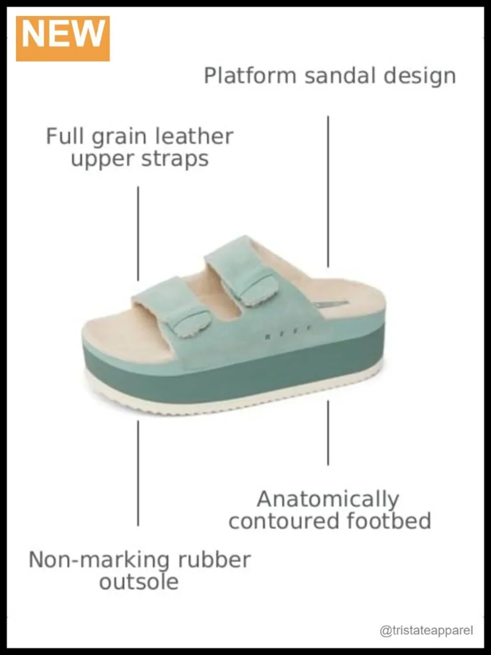Platform Slides Full Grain Leather Faux Fur Comfort Casual Walking